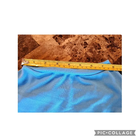 Blue Polyester Dog Shirt with sleeves XXL - Picture 6 of 7